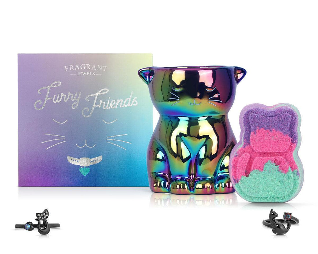 Ring Candle and Bath Bomb Gift Sets Fragrant Jewels