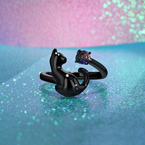 Rainbow Cat - Furry Friends Collection - Jewel Candle