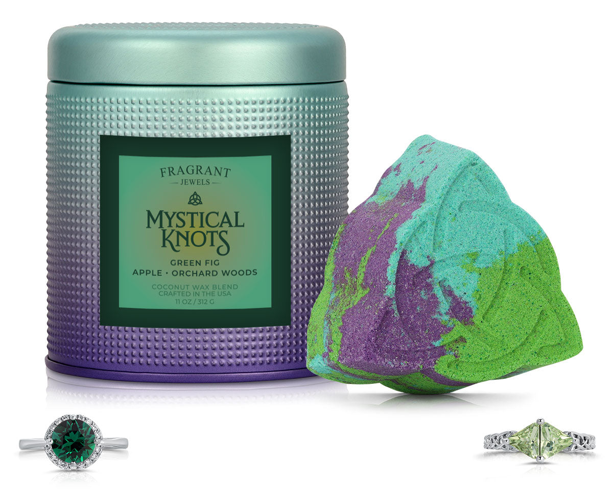 Mystical Knots - Candle and Bath Bomb Set