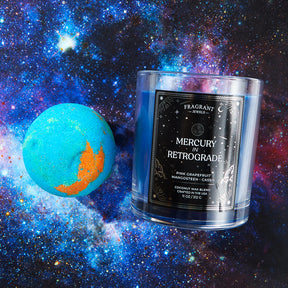 Mercury in Retrograde - Candle and Bath Bomb Set