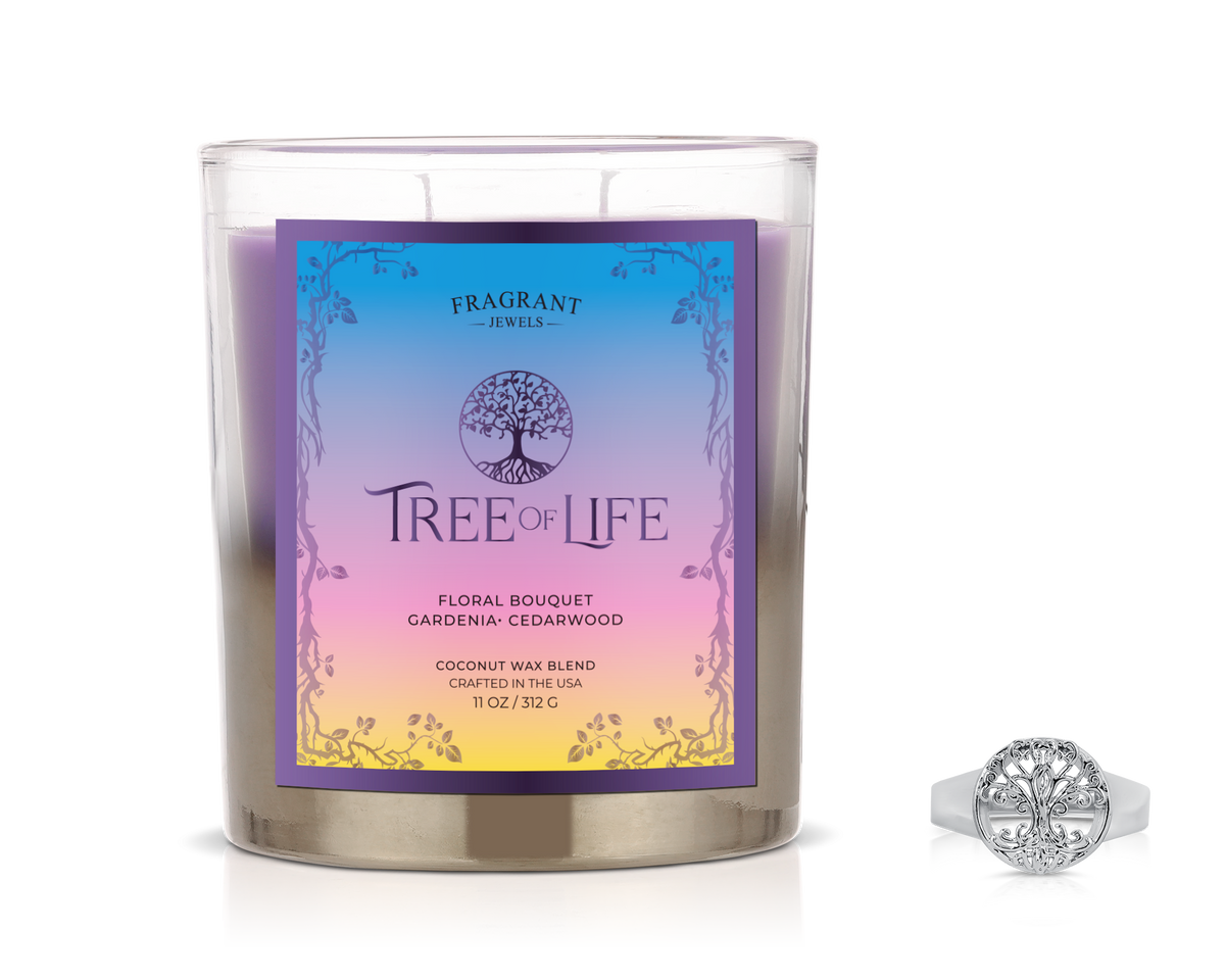 Tree of Life - Jewel Candle