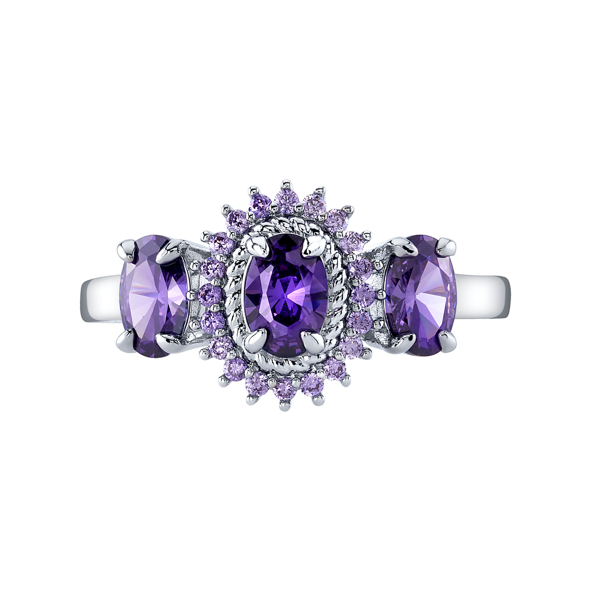 Purple on The Rise Ring