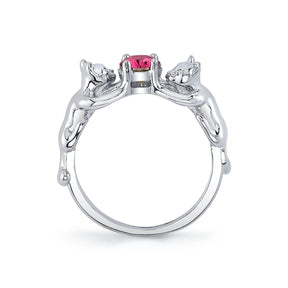 Snowflake - Furry Friends Collection - Jewel Candle