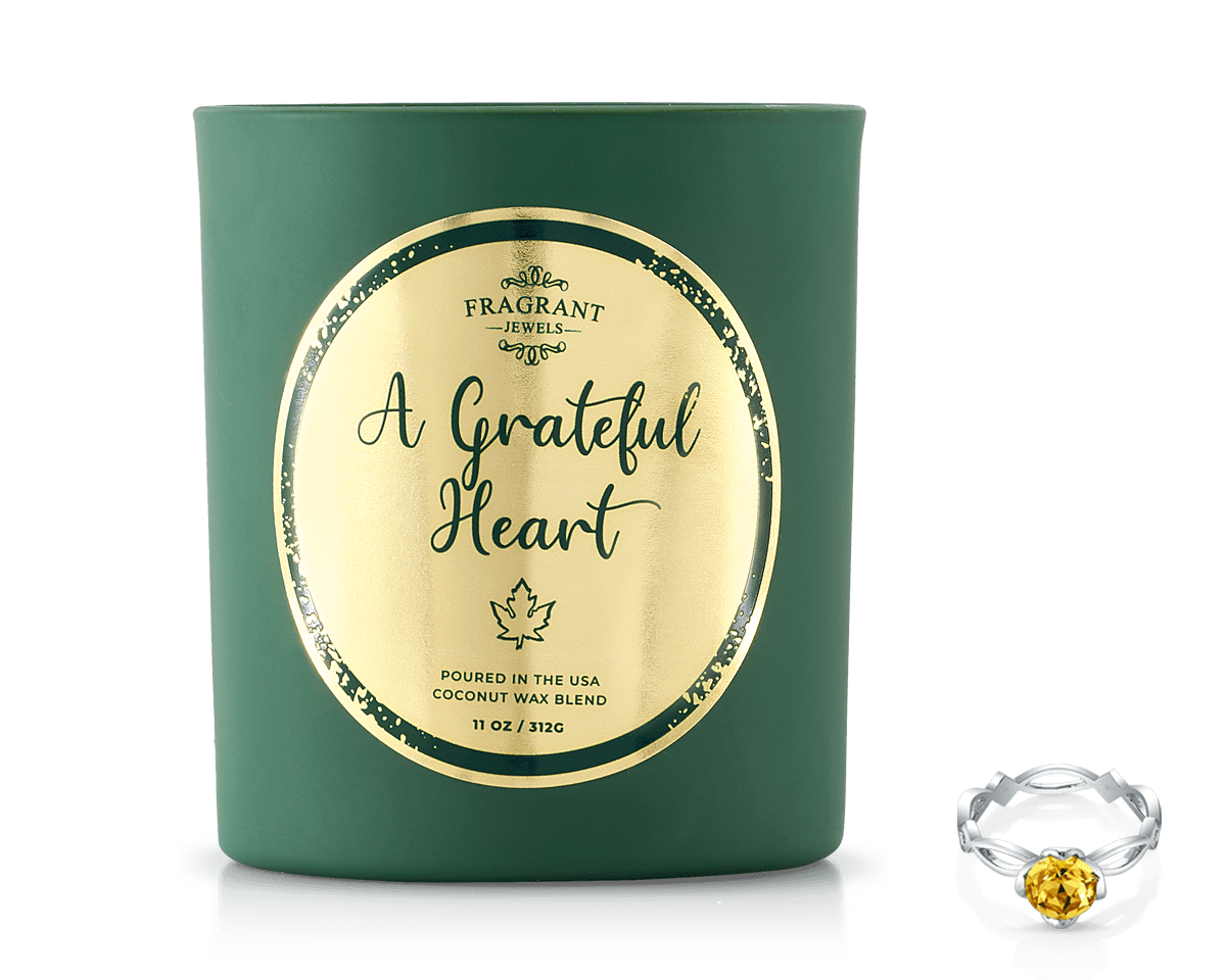A Grateful Heart - Jewel Candle
