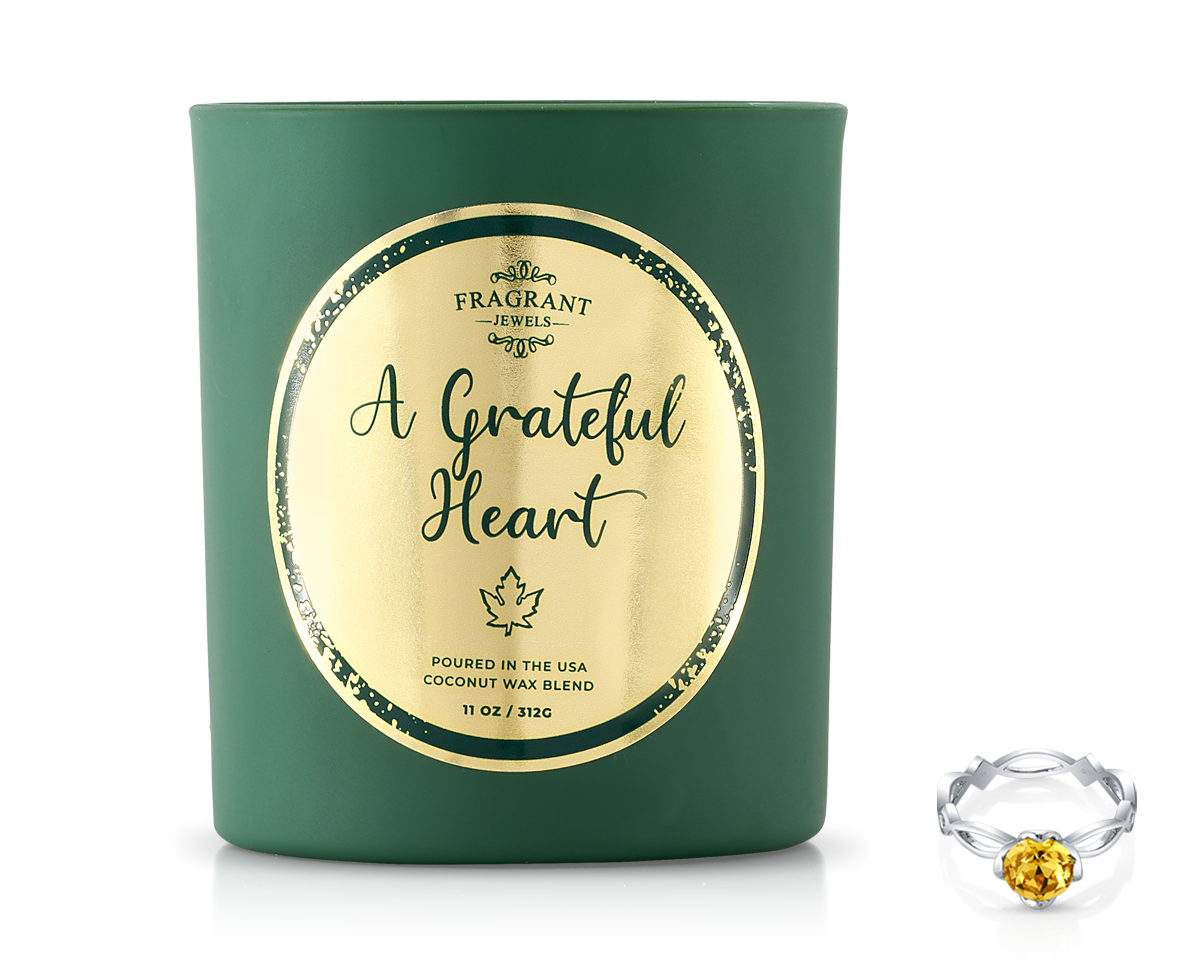 A Grateful Heart - Jewel Candle