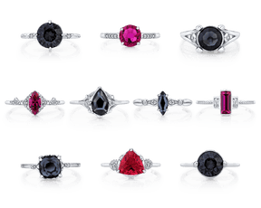 Black Dahlia - Satin Collection - Jewel Candle