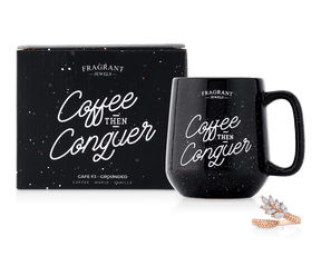 Cafe FJ: Grounded - Coffee Then Conquer - Jewel Candle