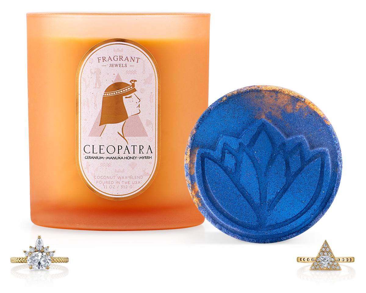 Cleopatra - Candle and Bath Bomb Set