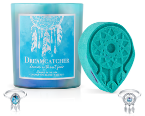 Dreamcatcher - Candle and Bath Bomb Set