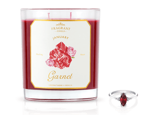 Garnet - January Birthstone Collection - Jewel Candle