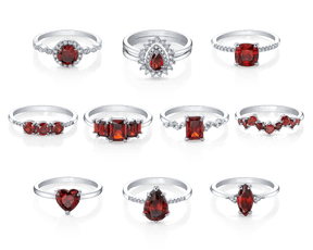 Garnet - January Birthstone Collection - Bath Bomb