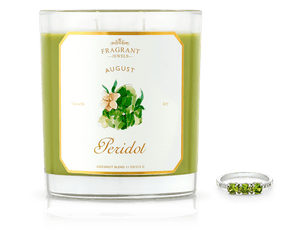 Peridot - August Birthstone Collection - Jewel Candle