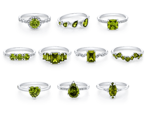 Peridot - August Birthstone Collection - Jewel Candle