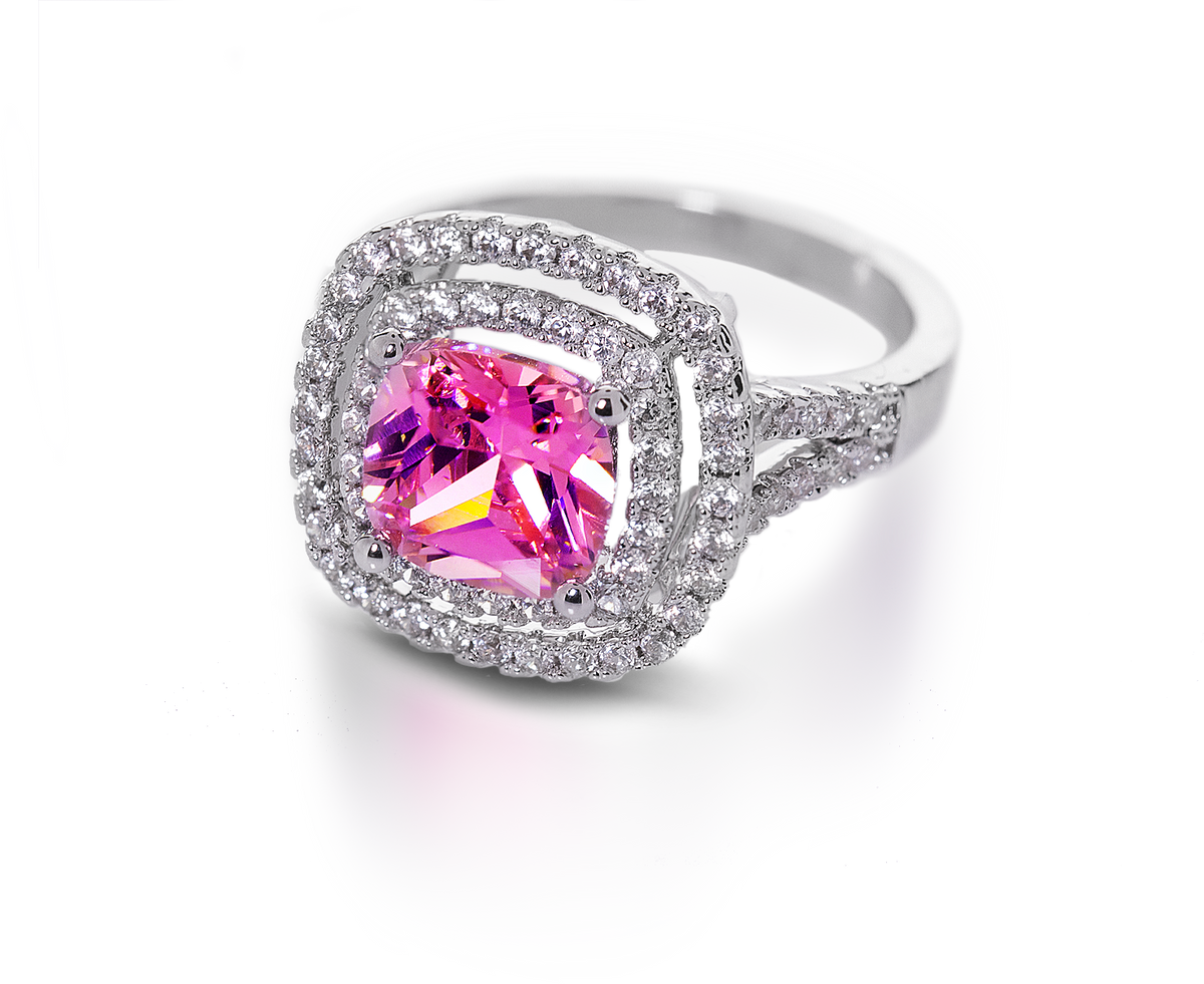 Pink Lantern Ring