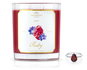 Ruby - July Birthstone Collection - Jewel Candle
