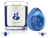 Sapphire - September Birthstone Collection - Candle and Bath Bomb Set