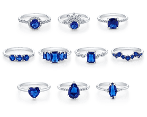 Sapphire - September Birthstone Collection - Candle and Bath Bomb Set