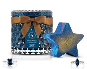 Stargazing - Satin Collection - Candle and Bath Bomb Set