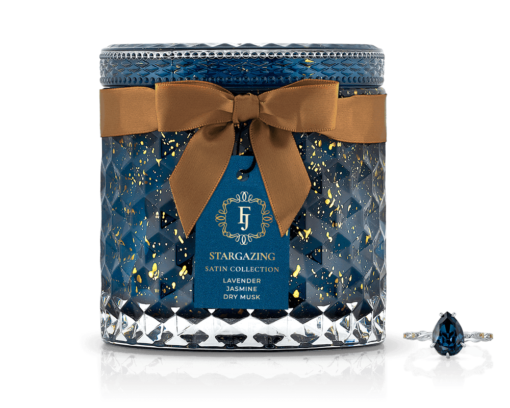 Stargazing Satin Collection Jewel Candle