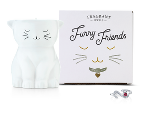 Snowflake - Furry Friends Collection - Jewel Candle