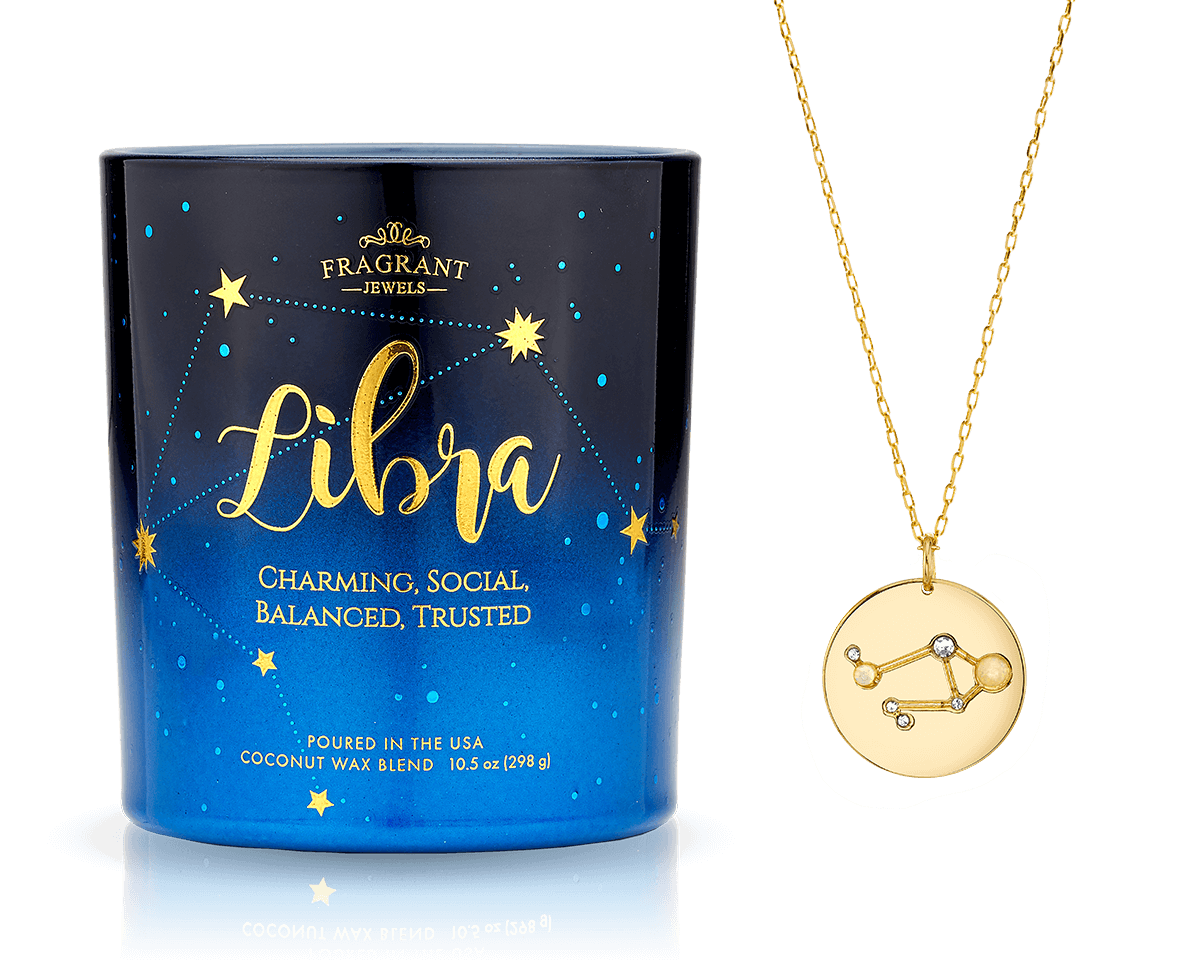 Zodiac 2025 necklace candle