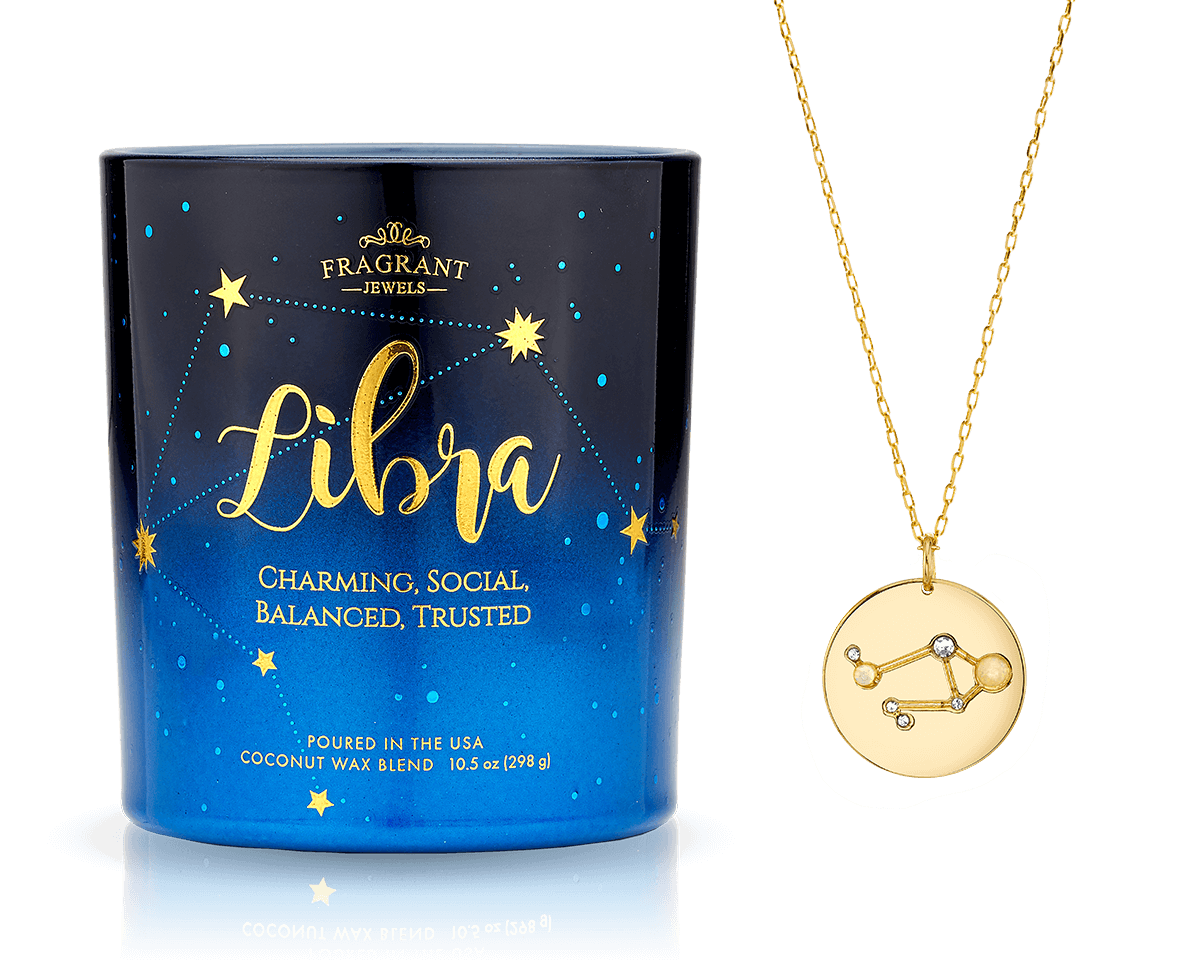 Libra - Zodiac Collection - Jewel Candle