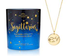 Sagittarius - Zodiac Collection - Jewel Candle